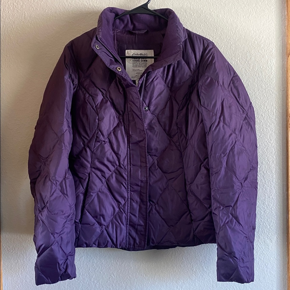 Eddie Bauer Purple Quilted Jacket